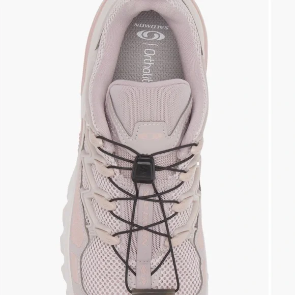 Salomon Women's Sneakers in Light Pink and Cream - Picture 3 of 12